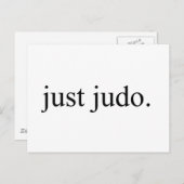 Just Judo Briefkaart (Voorkant / Achterkant)
