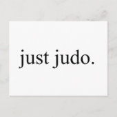 Just Judo Briefkaart (Voorkant)