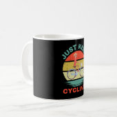 JUST KEEP CYCLING KOFFIEMOK (Voorkant links)