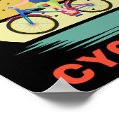 JUST KEEP CYCLING POSTER (Hoek)