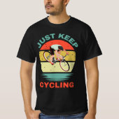 JUST KEEP CYCLING T-SHIRT (Voorkant)