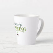 Just Keep Growing Plant Lover– Gardening & Nature Latte Mok (Rechterhoek)