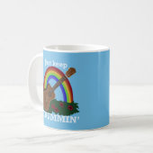 Just Keep Strummin’ Ukulele Rainbow Hawaiian Koffiemok (Voorkant links)