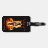 Just Keep Walking Bagagelabel (Achterkant horizontaal)