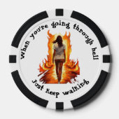 Just Keep Walking Poker Chips (Voorkant)