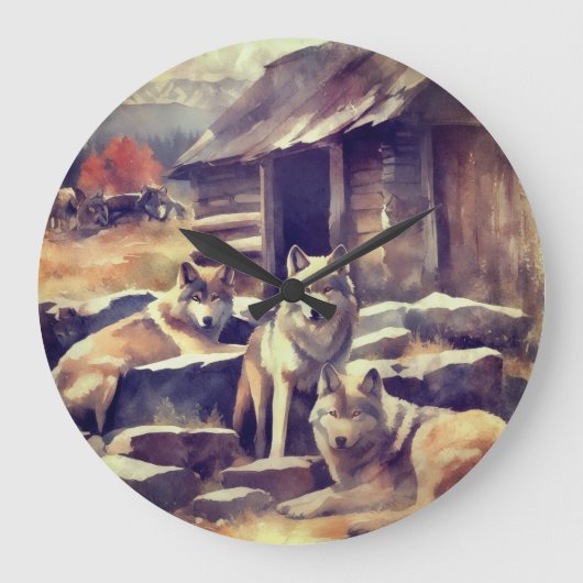 Just Letting Time go on. Grote Klok (Voorkant)