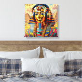 JUST LIKE PHARAOH TUT 3 CANVAS AFDRUK (Insitu (Slaapkamer))