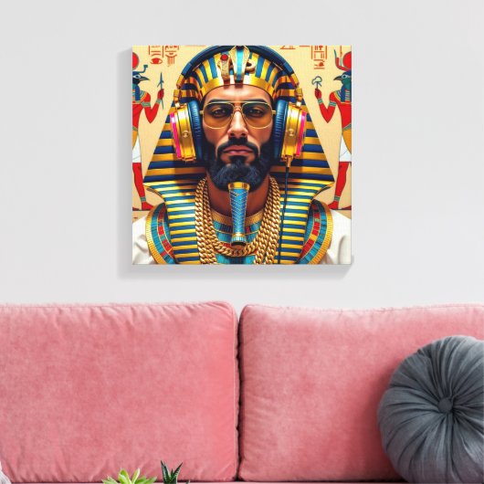 JUST LIKE PHARAOH TUT CANVAS AFDRUK (Insitu (Woonkamer))