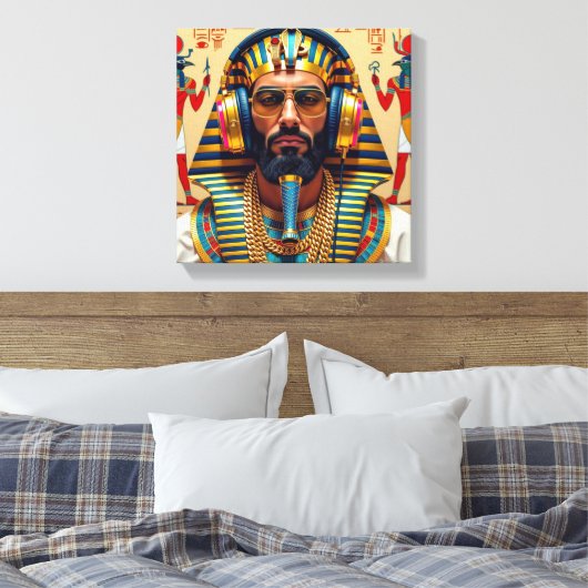 JUST LIKE PHARAOH TUT CANVAS AFDRUK (Insitu (Slaapkamer))