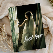 Just Love Wedding Party-Modern Minimalist Romantic Kaart