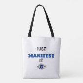 JUST MANIFESTEER HET TOTE TAS (Achterkant)