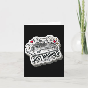 Just Married 2025 Trouwringen Matching paar NE Kaart