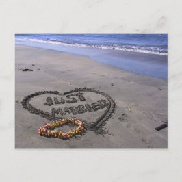 Just married aankondigingskaart