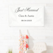 Just Married add couple name date year wedding sim Spandoek (Insitu)