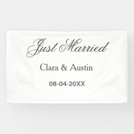 Just Married add couple name date year wedding sim Spandoek