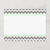 Just Married Announcement Foto Briefkaarten Grijs (Achterkant)