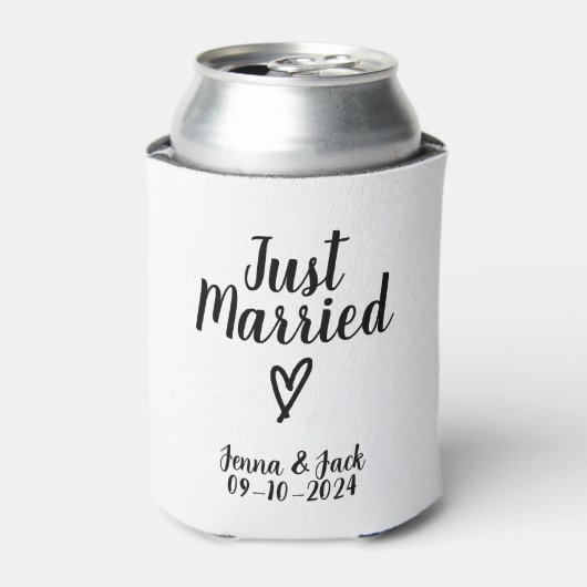Just Married Can Cooler (Blikje Voorkant)