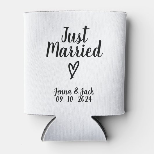 Just Married Can Cooler (Voorkant)
