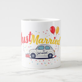 Just Married Celebration Design Mok