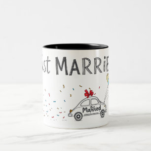 Just Married Celebration Design Mok
