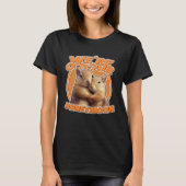 Just Married Cute Squirrel We're on Our Honeymoon  T-shirt (Voorkant)