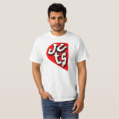 Just Married.Funny Paar T shirt Set X2 (Voorkant volledig)