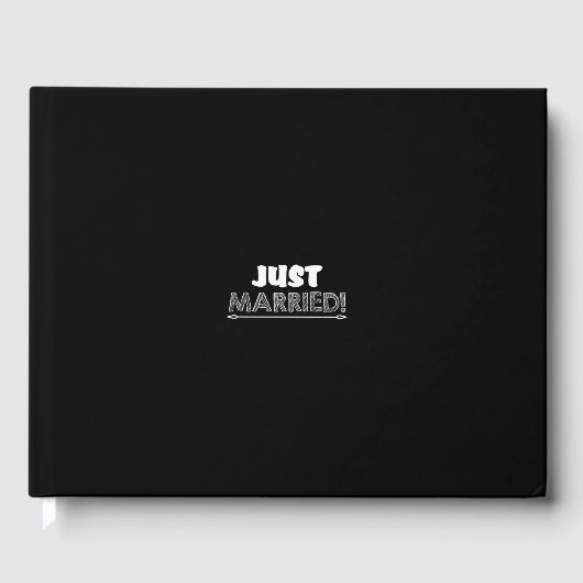 just married gastenboek (Voorkant)