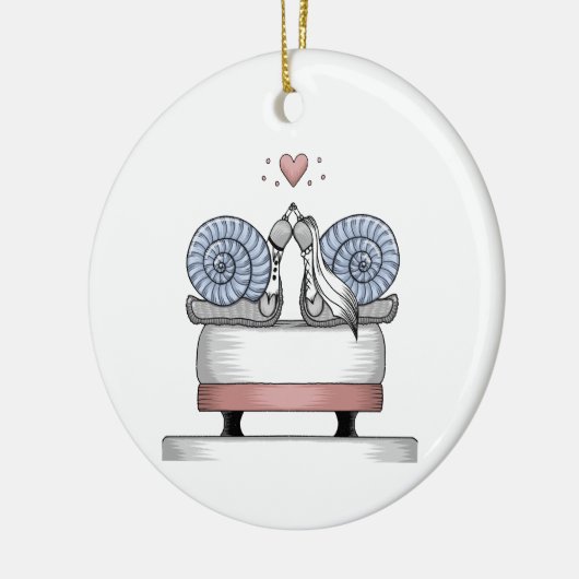 Just married keramisch ornament (Links)