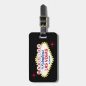 Just Married Las Vegas Wedding Couple Bagagelabel (Voorkant verticaal)