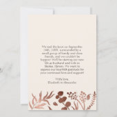 just married | Lente bruiloft foto aankondiging (Achterkant)