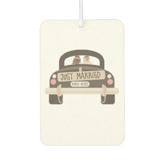 Just Married - newly weds - lesbian wedding gift Luchtverfrisser
