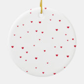 Just Married Newlywed Photo Wedding Keepsake Keramisch Ornament (Achterkant)