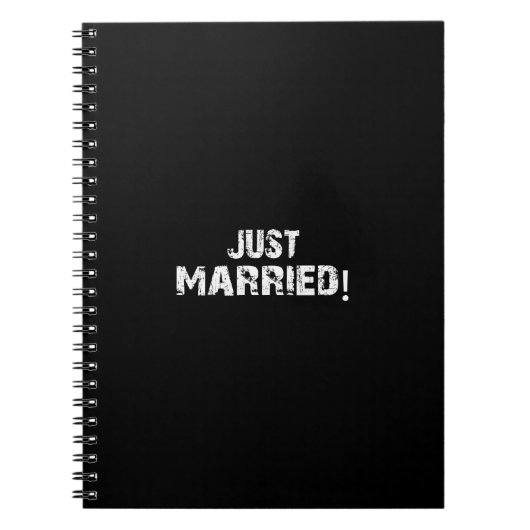 just married notitieboek (Voorkant)