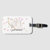 just married ,personalized  bagagelabel (Voorkant (horizontaal))