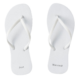 Just Married Quote Wedding And Marriage Text Teenslippers