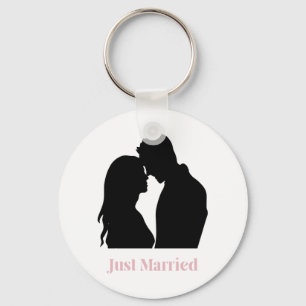 just married sleutelhanger