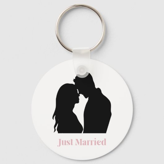 just married sleutelhanger (Voorkant)