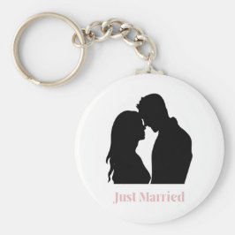 just married sleutelhanger