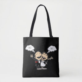 Just married tote bag