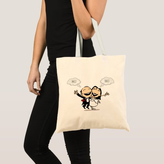 Just married tote bag (Voorkant (product))