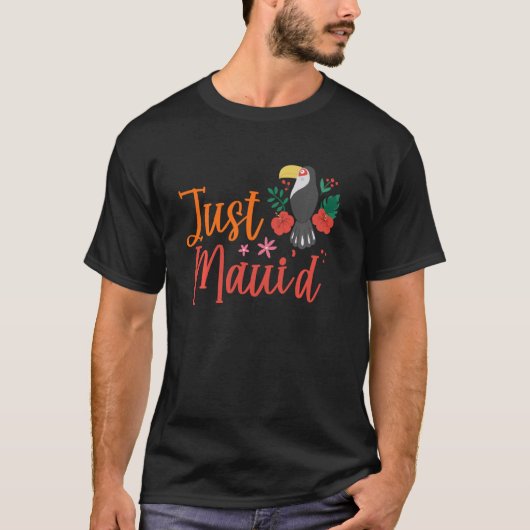 Just Maui D Hawaii Honeymoon Hubby Wifey Matching T-shirt (Voorkant)
