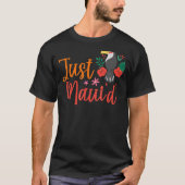 Just Maui'd Hawaii Honeymoon Hubby Wifey Matching T-shirt (Voorkant)