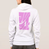 Just Me Zip-Up Hoodie - Wit (Achterkant)