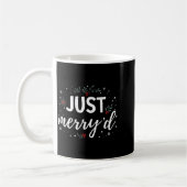 Just Merry'd Matching Christmas Wedding Party Marr Koffiemok (Links)