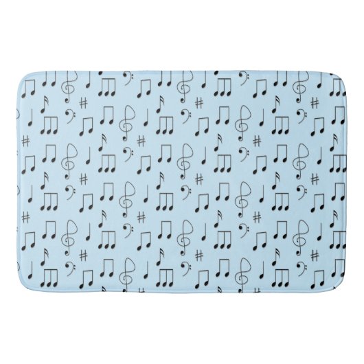 Just Noted Blue Badmat (Voorkant)