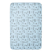 Just Noted Blue Badmat (Voorkant Verticaal)