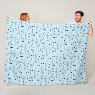 Just Noted Blue Fleece Deken
