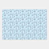 Just Noted Blue Inpakpapier Vel (Voorkant)