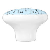 Just Noted Blue Keramische Knop (Zijkant)