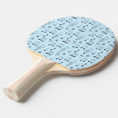 Just Noted Blue Tafeltennisbatje (Voorkant Gekanteld)